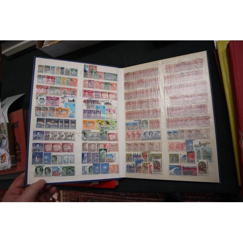 198 - Stamps - Stamps - 2 Well populated Commonwealth and stock books