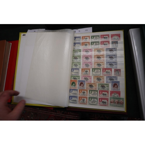 200 - Stamps - Commonwealth including India and Hong Kong mint and used stock books