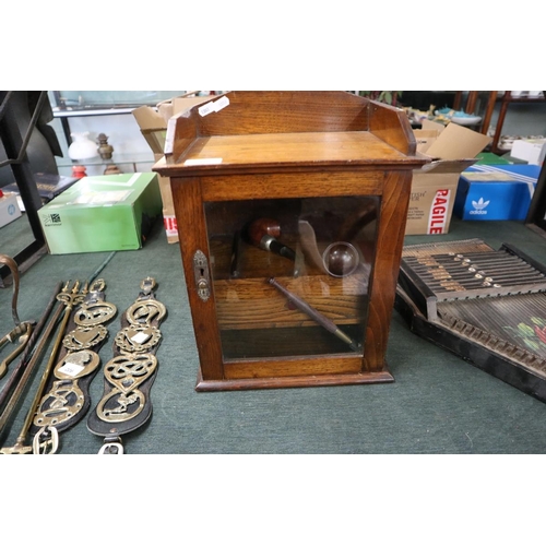 210 - Smokers cabinet together with contents