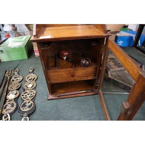 210 - Smokers cabinet together with contents