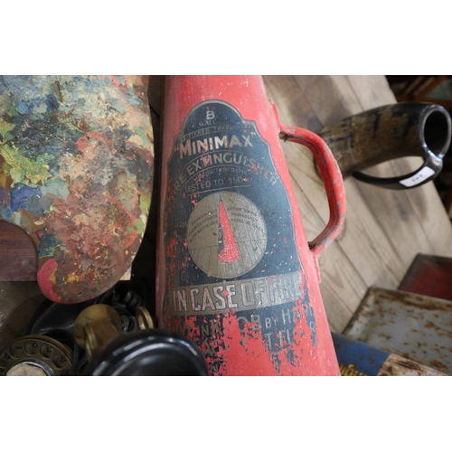 244 - Vintage Minimax fire extinguisher 