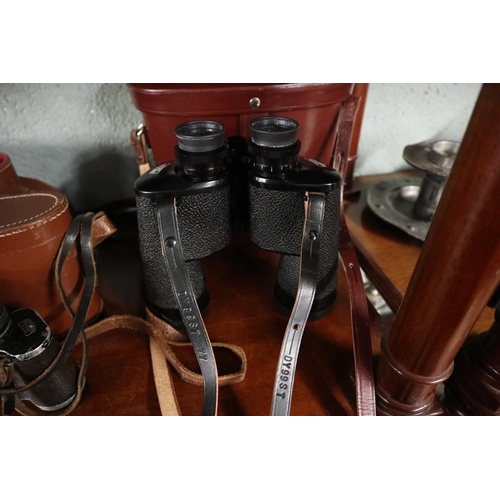 249 - Two Carl Zeiss Jena cased binoculars together with another