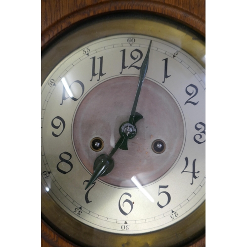 311 - Oak wall clock