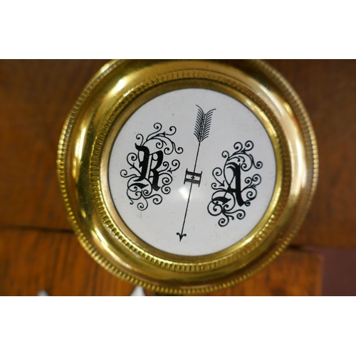 311 - Oak wall clock