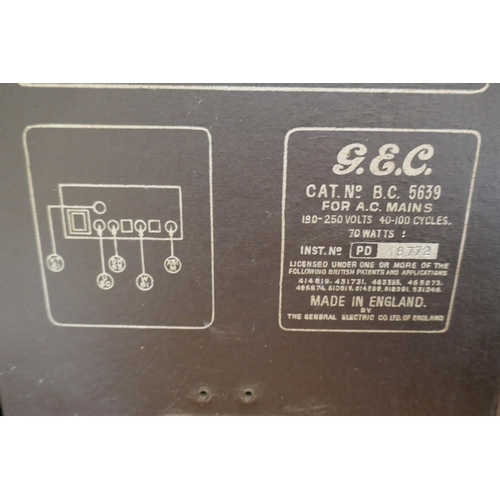 314 - GEC valve radio