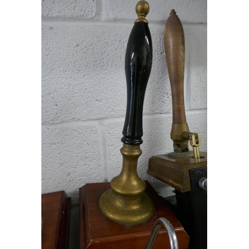 323 - 3 vintage beer pumps