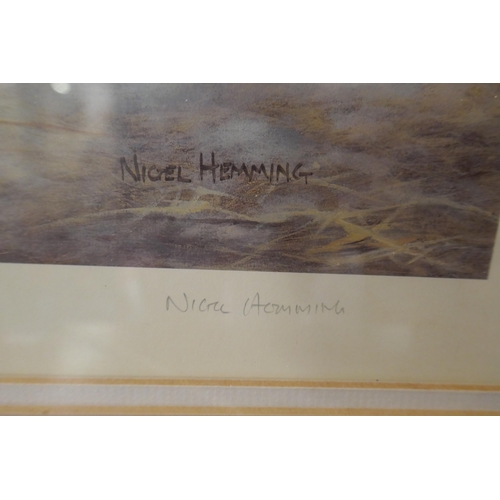 357 - Signed L/E print 'Dog Tired' by Nigel Hemming