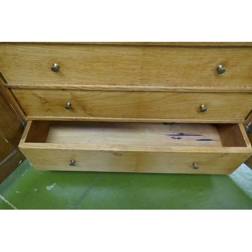 376 - Table top cupboard with drawers - Approx size: W: 42cm D: 23cm H: 39cm