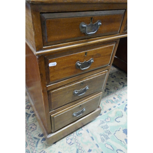 377 - Large Edwardian desk