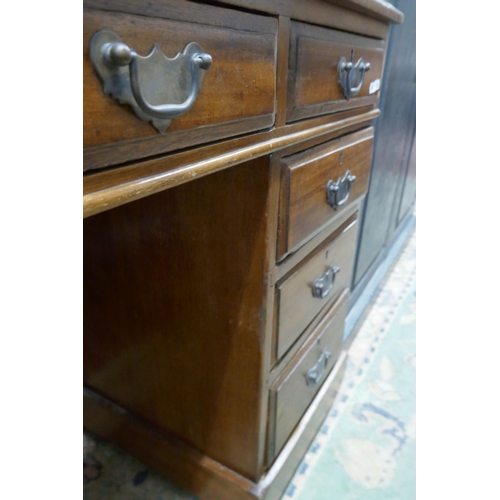 377 - Large Edwardian desk