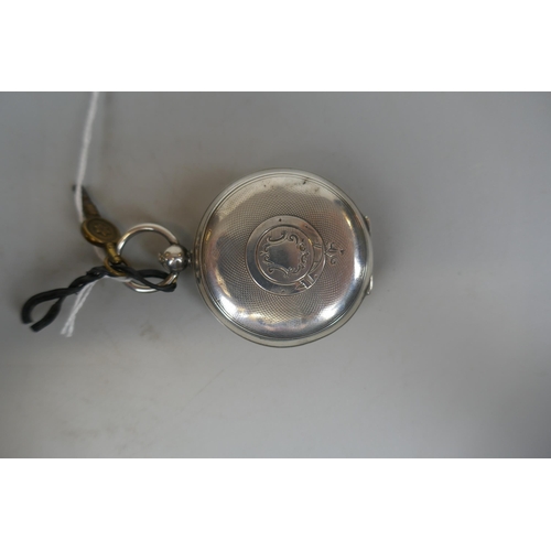 78 - Hallmarked silver pocket watch Express Lever by J.G Graves of Sheffield