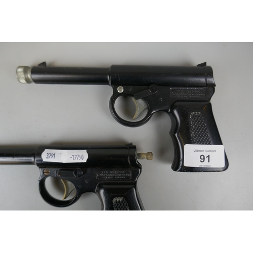 91 - 2 Gat gun air pistols