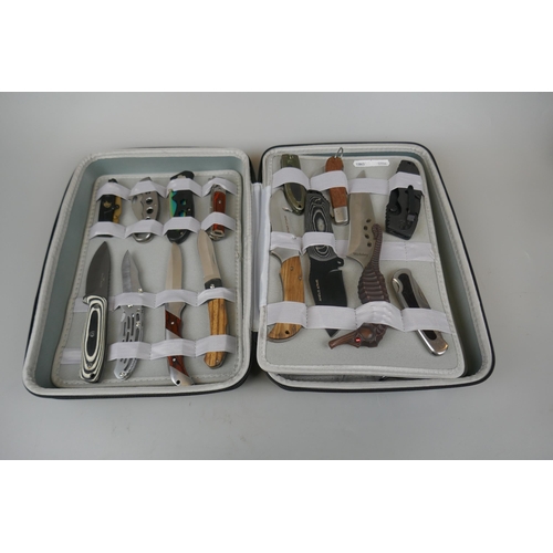 94 - Large collection of cased knives and penknives