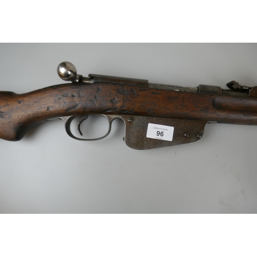 96 - Antique Austrian M1886 Mannlicher rifle