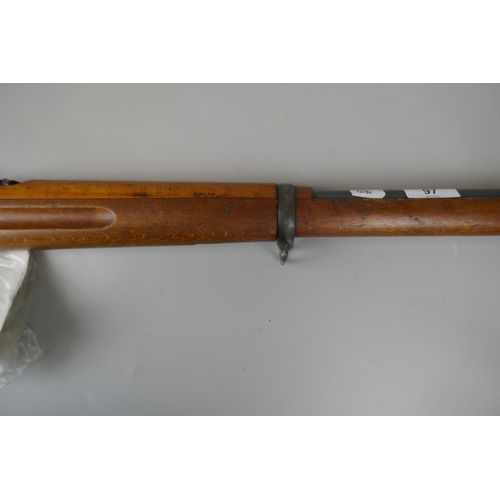 97 - 1906 Carl Gustaf rifle with deactivation certificate