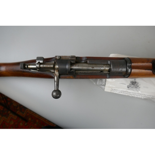 97 - 1906 Carl Gustaf rifle with deactivation certificate