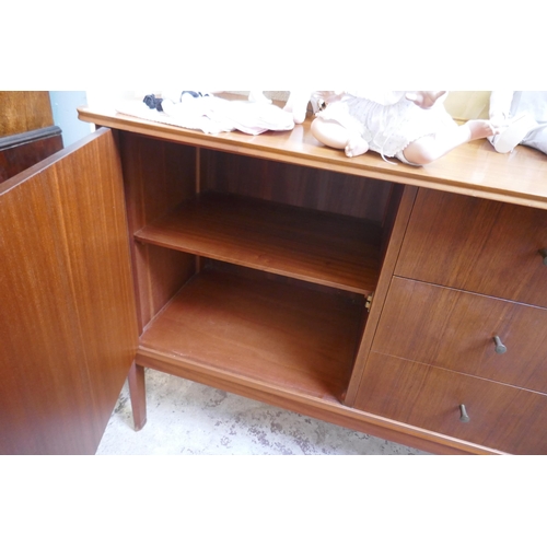 432 - Mid-century 'Vanson' teak sideboard - Approx size: W: 159cm D: 50cm H: 85cm