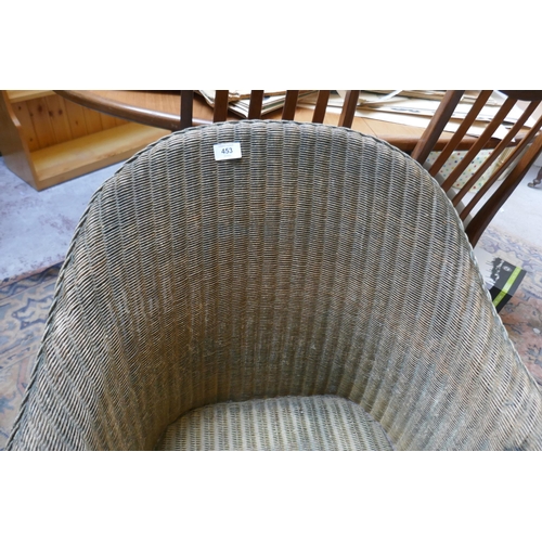 453 - Lloyde Loom arm chair