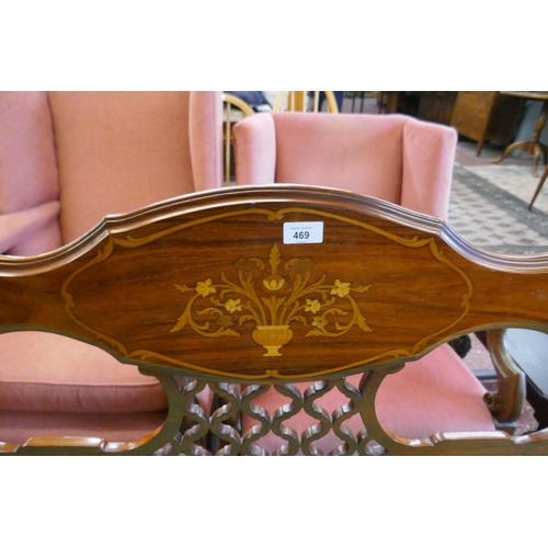 469 - Marquetry salon sofa