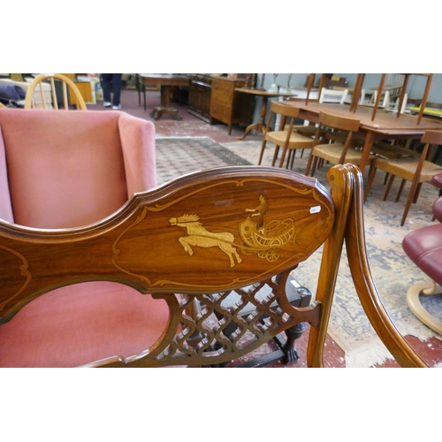 469 - Marquetry salon sofa