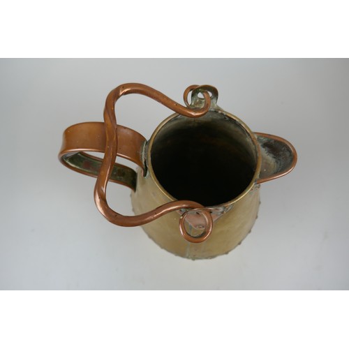 205 - Copper and brass jugs