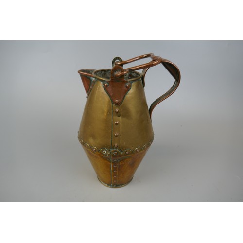 205 - Copper and brass jugs