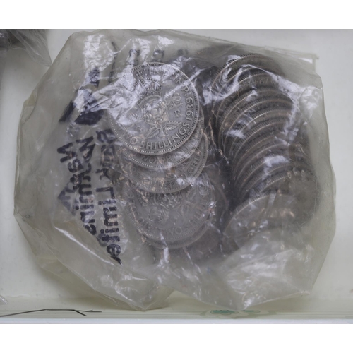 119 - Large collection of silver coins - Approx gross weight: 2,476g