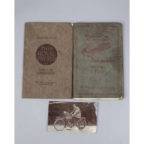 137 - Book of 6HP Royal Enfield and photographs