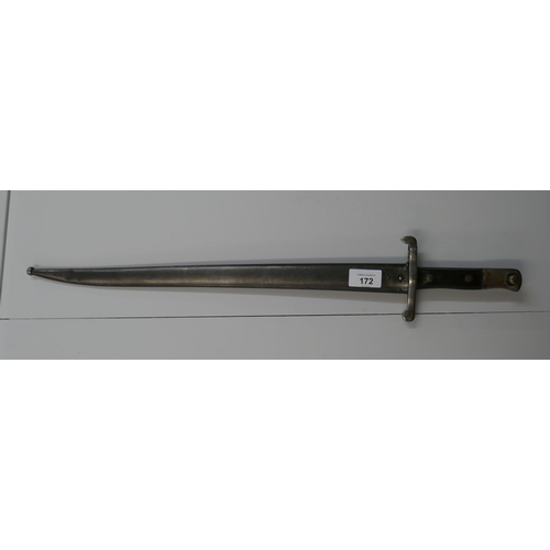 172 - Bayonet possibly German or Austrian
