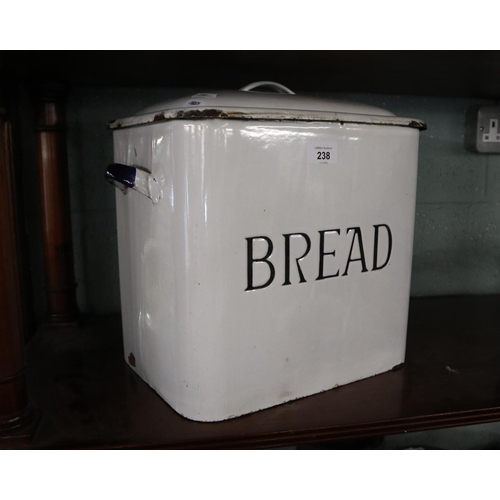 238 - Enamel bread bin