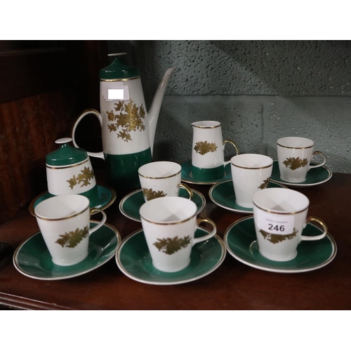 246 - Aynsley coffee set