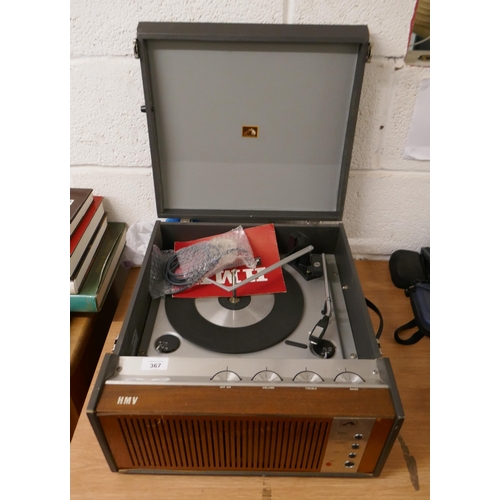 367 - HMV Model 2030 record player