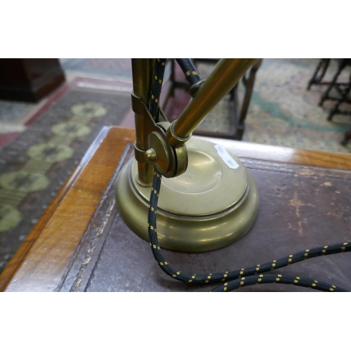 408 - Brass desk lamp