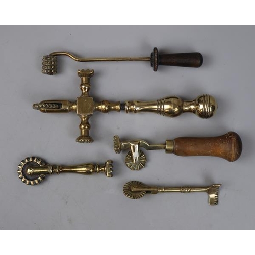 143 - Collection of antique pastry tools