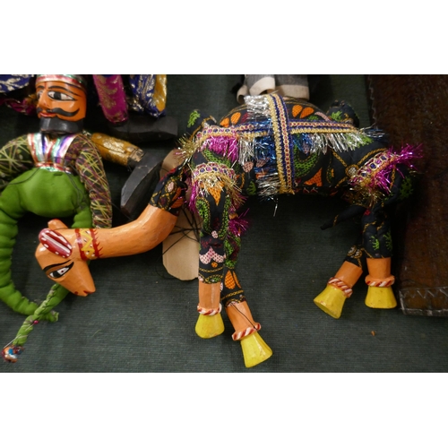 266 - Collection of Indian puppets