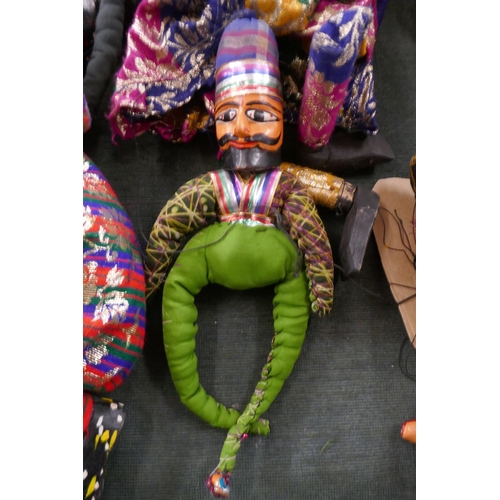 266 - Collection of Indian puppets