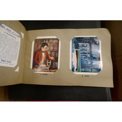 271 - Collection of cigarette card in albums together with loose cards