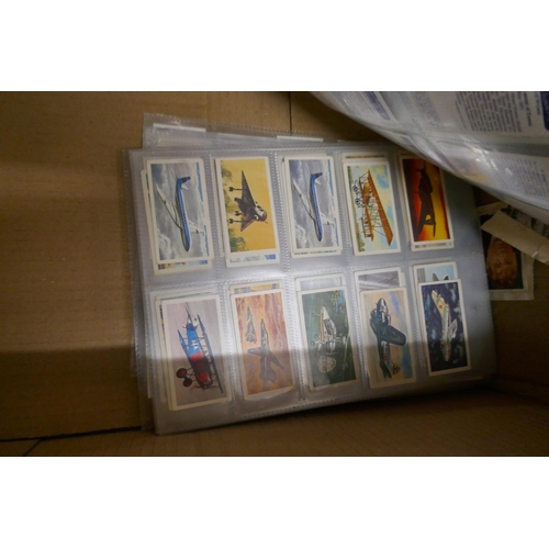 271 - Collection of cigarette card in albums together with loose cards