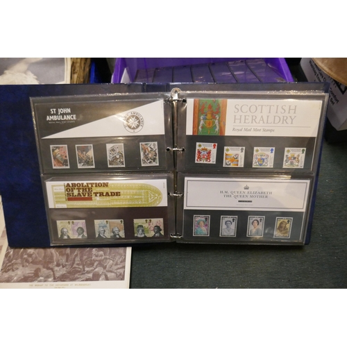 276 - Stamps - Well populated album of presentation packs