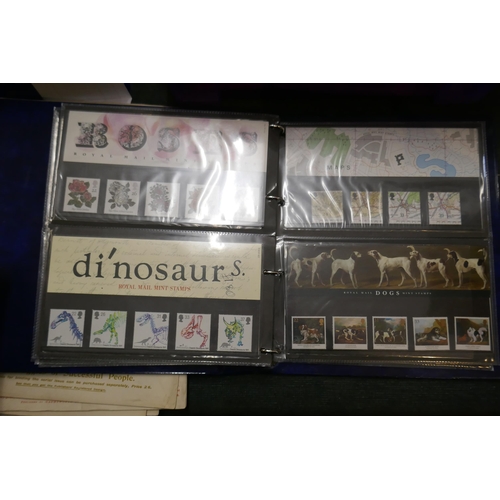 276 - Stamps - Well populated album of presentation packs