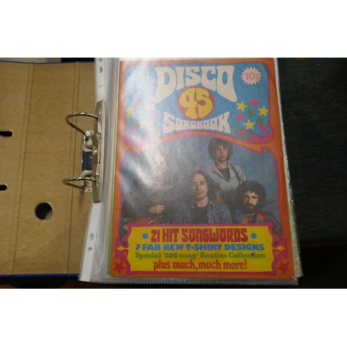 277 - Collection of Disco 45 magazines in binders