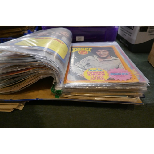 277 - Collection of Disco 45 magazines in binders