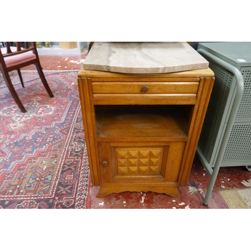 282 - Marble topped Art Deco washstand