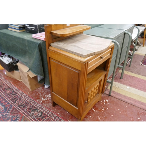 282 - Marble topped Art Deco washstand