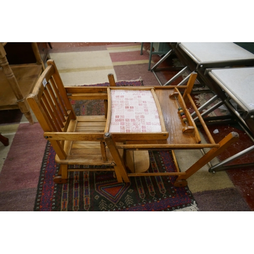 294 - Mid century Metamorphic high chair