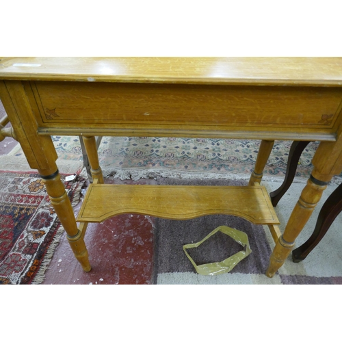 316 - Pine washstand with pattern to front