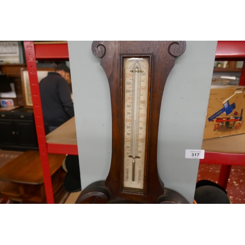 317 - Antique barometer