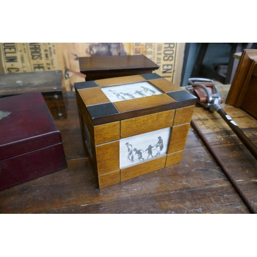 353 - Collection of wooden boxes