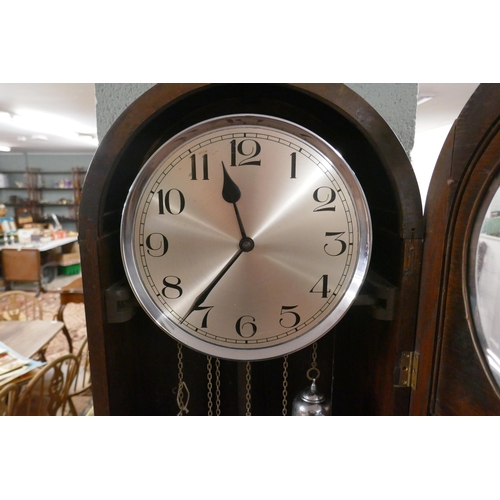 362 - 1920s Art Deco longcase clock with Westminter chimes