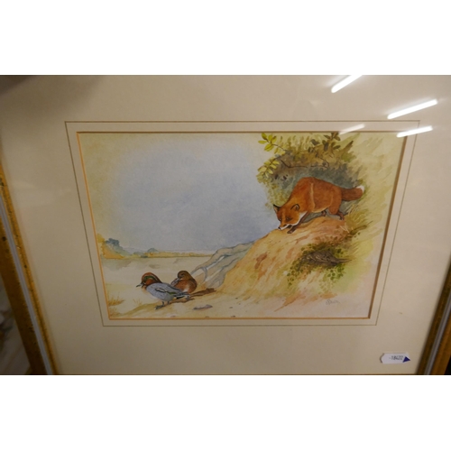 403 - Collection of watercolours signed E.R. Booth